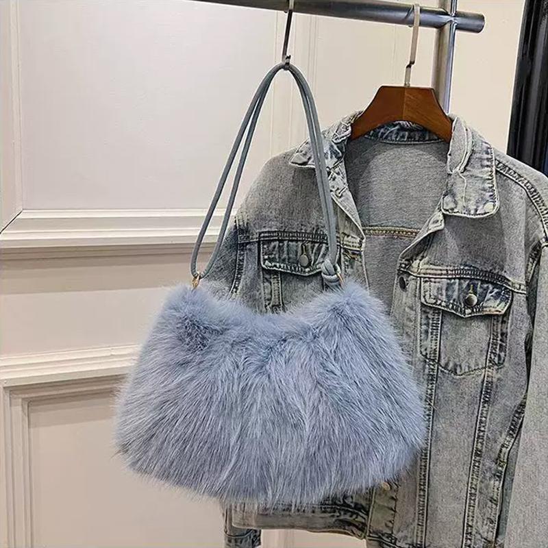 Fashion Luxury Faux Rabbit Fur Plush Shoulder Bag High-End Women s Tote Handbag for Stylish Gift Sending
Fashion Luxury Faux Rabbit Fur Plush Shoulder Bag High-End Women s Tote Handbag for Stylish Gift Sending