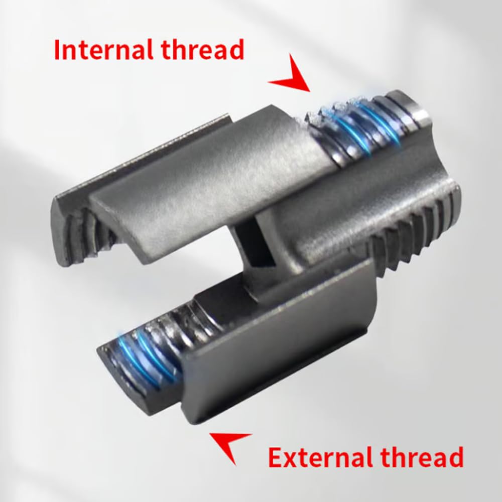 Integrated Internal & External Pipe Threading Tool, Electric Drill Compatible PVC Pipe Threader Kit with Various Die Sizes, Pipe Threader Plumbing 1/2
Integrated Internal & External Pipe Threading Tool, Electric Drill Compatible PVC Pipe Threader Kit with Various Die Sizes, Pipe Threader Plumbing 1/2