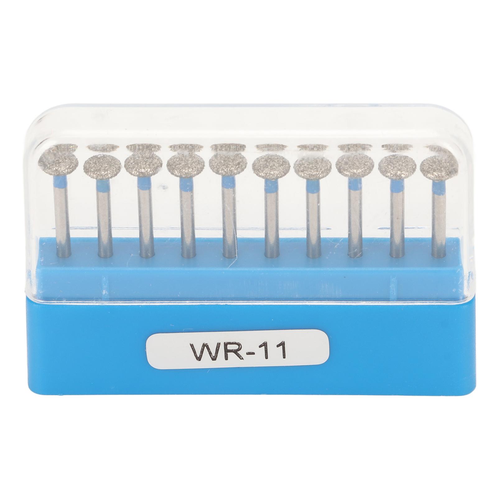 10pcs WR 11 Dental Burrs Set Stainless Steel High Speed Handpiece Polishing Burrs Accessory
10pcs WR 11 Dental Burrs Set Stainless Steel High Speed Handpiece Polishing Burrs Accessory