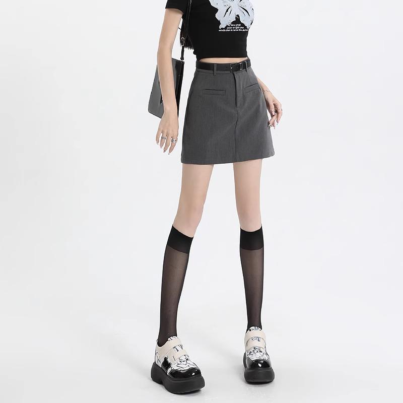 Женская серая мини-юбка А-силуэта с высокой талией 2025: Стиль колледжа, Летнее похудение, Дизайн облегающий бедра с защитой от просвечивания S
Женская серая мини-юбка А-силуэта с высокой талией 2025: Стиль колледжа, Летнее похудение, Дизайн облегающий бедра с защитой от просвечивания S