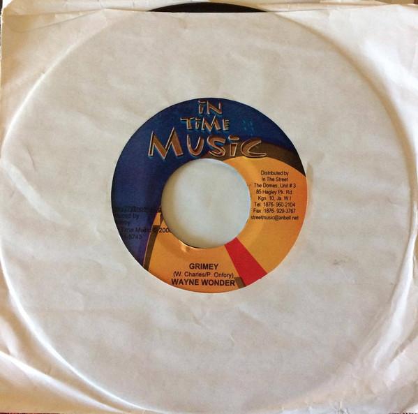7inch Record WAYNE WONDER - Grimey NONE In Time Music 2006 Jamaica Reggae, Ska & Dub Used
7inch Record WAYNE WONDER - Grimey NONE In Time Music 2006 Jamaica Reggae, Ska & Dub Used