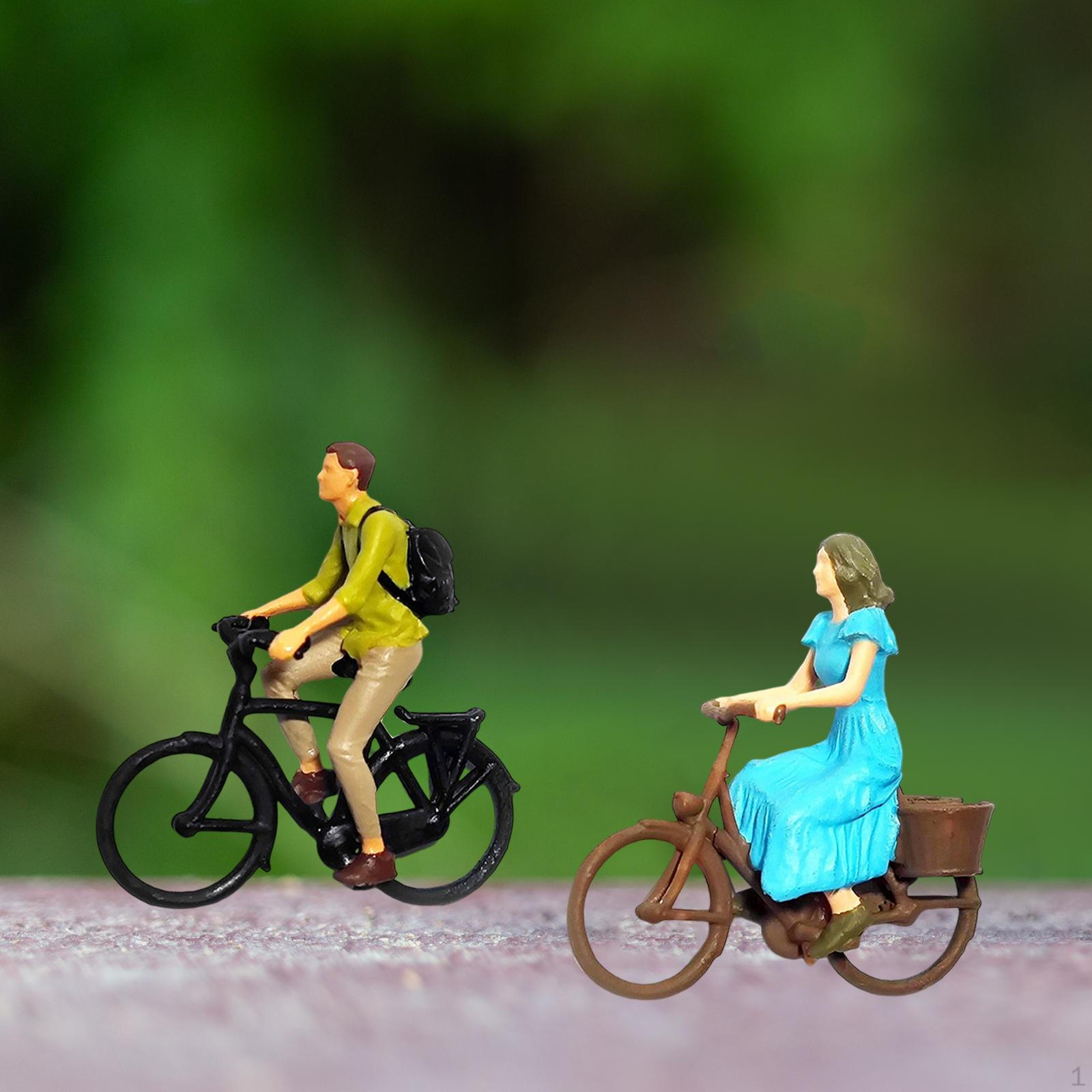 1/87 Scale Cyclist Model Figures for Sand Table Decoration Boy and Girl
1/87 Scale Cyclist Model Figures for Sand Table Decoration Boy and Girl