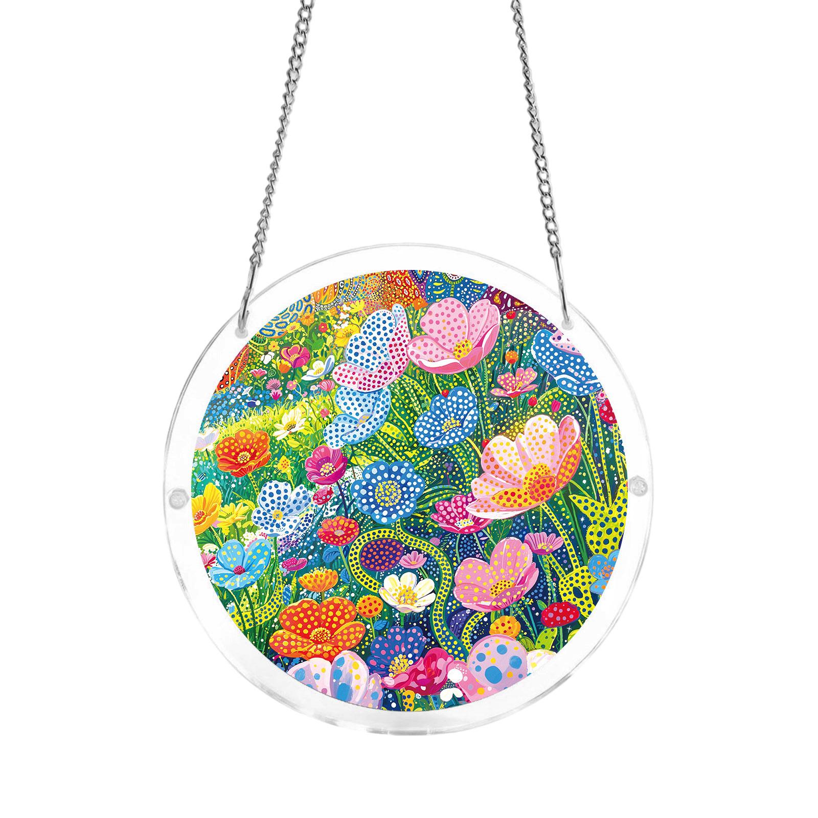 2D Flat Acrylic Puzzle Sun Catcher Hanging Ornament Floral Design Decorative Window Hanging Art Piece for Indoor Outdoor Display One Size
2D Flat Acrylic Puzzle Sun Catcher Hanging Ornament Floral Design Decorative Window Hanging Art Piece for Indoor Outdoor Display One Size