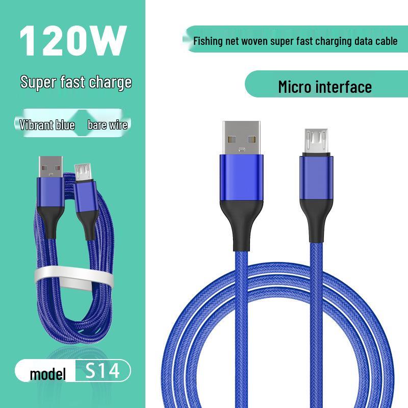 2M Fishing Net Weave Super Fast Charging Cable for Apple & Huawei TYPEC Devices 1M Copper Quick Charge Line Bare
2M Fishing Net Weave Super Fast Charging Cable for Apple & Huawei TYPEC Devices 1M Copper Quick Charge Line Bare