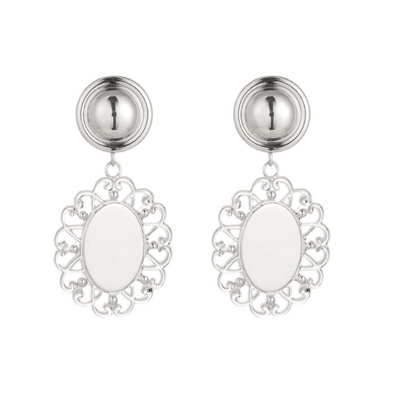 Hollow Out Oval Studs Earrings Antique Inspire Fashion Jewelry Comfortable Daily Wear Alloy Materials серебряный
Hollow Out Oval Studs Earrings Antique Inspire Fashion Jewelry Comfortable Daily Wear Alloy Materials серебряный