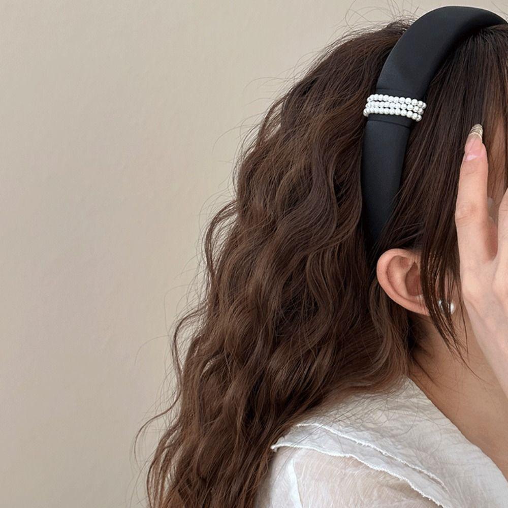 Korean Style Satin Pearl Hair Hoop Sweet Elegant Bridal Hairband Pearl Sponge Headband Headwear белый
Korean Style Satin Pearl Hair Hoop Sweet Elegant Bridal Hairband Pearl Sponge Headband Headwear белый