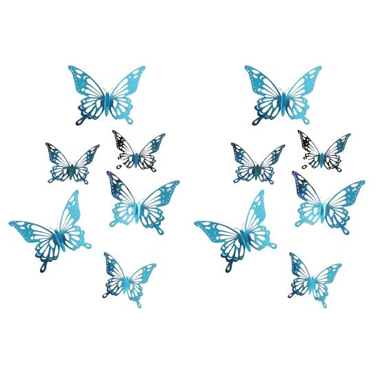 12 Pcs 3D Butterfly Wall Decals Removable Wall Sticker for Birthday Party Cake Decorations 3 Sizes Hollow Metallic Butterfly DIY Mural Art for Bedroom синий
12 Pcs 3D Butterfly Wall Decals Removable Wall Sticker for Birthday Party Cake Decorations 3 Sizes Hollow Metallic Butterfly DIY Mural Art for Bedroom синий