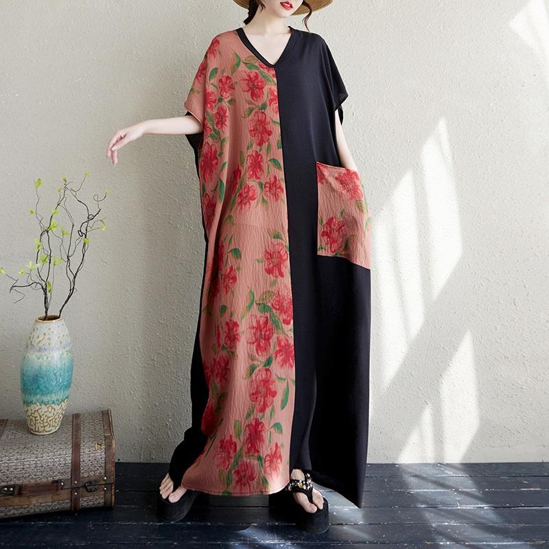 Короткий рукав Плюс размер Хлопок винтажный цветочный новый в платьях для женщин повседневный свободный Макси длинное летнее платье
Короткий рукав Плюс размер Хлопок винтажный цветочный новый в платьях для женщин повседневный свободный Макси длинное летнее платье