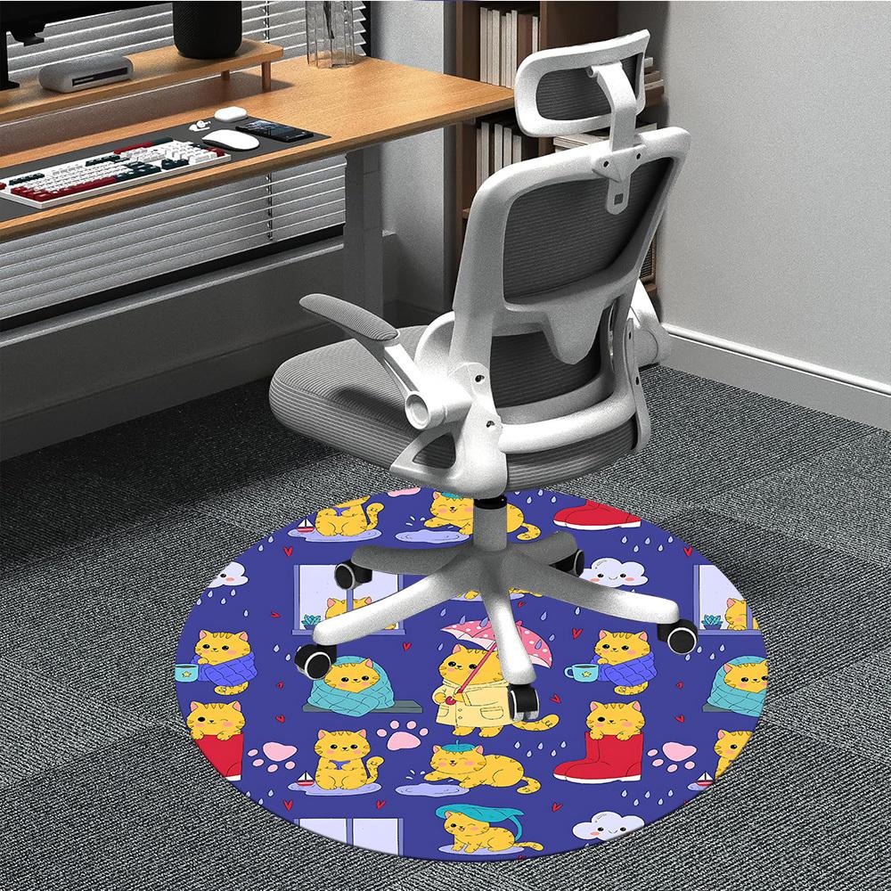 1pc Rainy Cats Chair Carpet for Office - Durable, Ideal for Chair Mats, Stylish & Functional Decorative Rug yy260130090 80cm by 80cm
1pc Rainy Cats Chair Carpet for Office - Durable, Ideal for Chair Mats, Stylish & Functional Decorative Rug yy260130090 80cm by 80cm