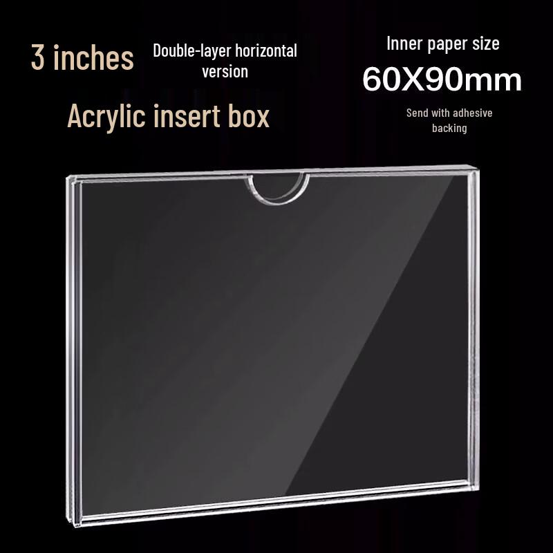 Acrylic Horizontal Business Card Holder 60x90mm (20-Pack)
Acrylic Horizontal Business Card Holder 60x90mm (20-Pack)