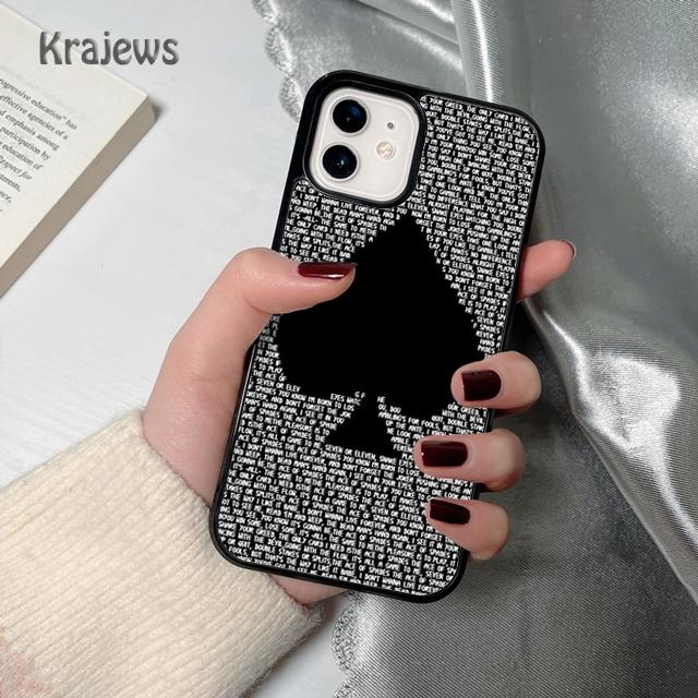 Krajews Ace of Spades Poker soft Phone Case Cover For iPhone 17 Air 16 15 14 plus 11 12 13 pro max coque Fundas iPhone 13
Krajews Ace of Spades Poker soft Phone Case Cover For iPhone 17 Air 16 15 14 plus 11 12 13 pro max coque Fundas iPhone 13