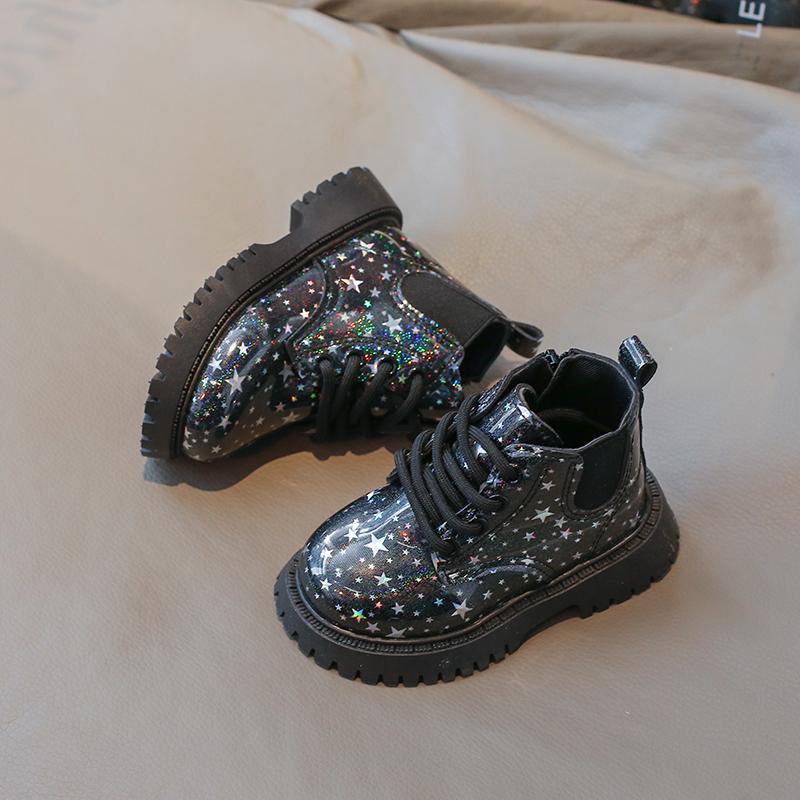 Autumn Children Single Leather Boots Baby Cute Casual Shoes Girls Side Zipper Design Boots Little Princee Boots 30 чорний
Autumn Children Single Leather Boots Baby Cute Casual Shoes Girls Side Zipper Design Boots Little Princee Boots 30 чорний