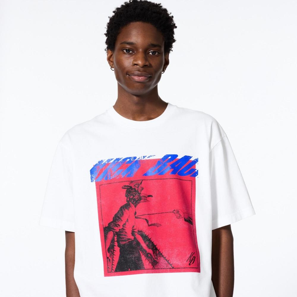 Uniqlo Футболка с короткими рукавами и рисунком Кенши Ёнэдзу «Человек с бензопилой» 00 WHITE/UNISEX XS
Uniqlo Футболка с короткими рукавами и рисунком Кенши Ёнэдзу «Человек с бензопилой» 00 WHITE/UNISEX XS