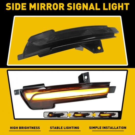 For 2015- Ford Mustang LED Side Mirror Smoked Lens Turn Signal Light Lamps V
For 2015- Ford Mustang LED Side Mirror Smoked Lens Turn Signal Light Lamps V