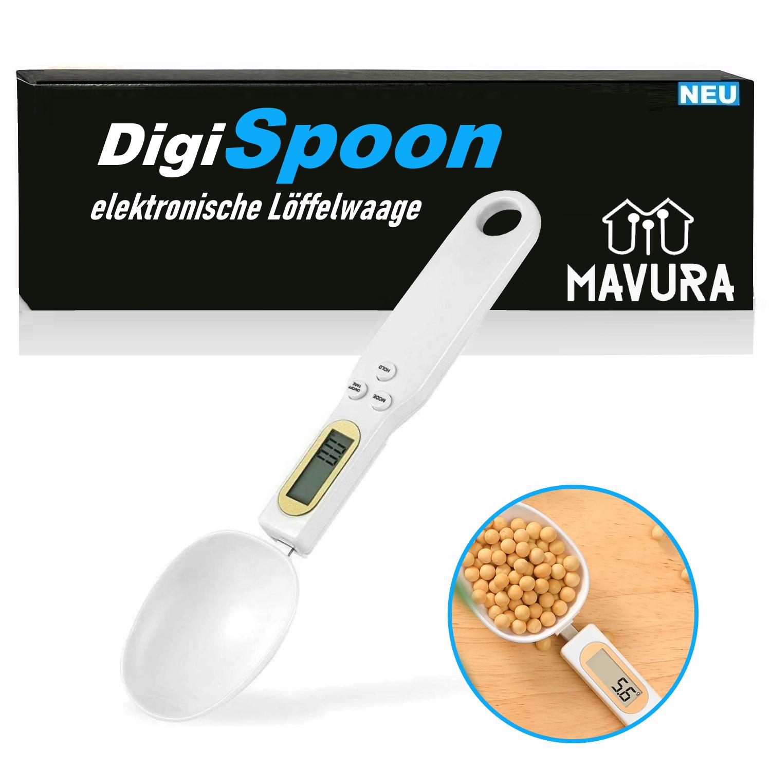 DigiSpoon Цифрова ложкова вага РК-дисплей Кухонна вага Міні-вага - Точність 0,1 грама
DigiSpoon Цифрова ложкова вага РК-дисплей Кухонна вага Міні-вага - Точність 0,1 грама
