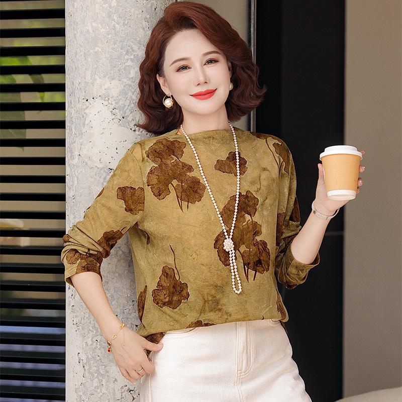 2026 Stylish Long-Sleeve Top for Middle-Aged and Elderly Women - Spring/Autumn Base Layer Outerwear 5XL (Recommended 145-165 Jin) зелений
2026 Stylish Long-Sleeve Top for Middle-Aged and Elderly Women - Spring/Autumn Base Layer Outerwear 5XL (Recommended 145-165 Jin) зелений