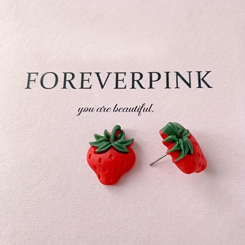 Cute simulated strawberry stud earrings are exquisite, small, fashionable, versatile, and high-end women s stud earrings are suitable for daily life червоний
Cute simulated strawberry stud earrings are exquisite, small, fashionable, versatile, and high-end women s stud earrings are suitable for daily life червоний