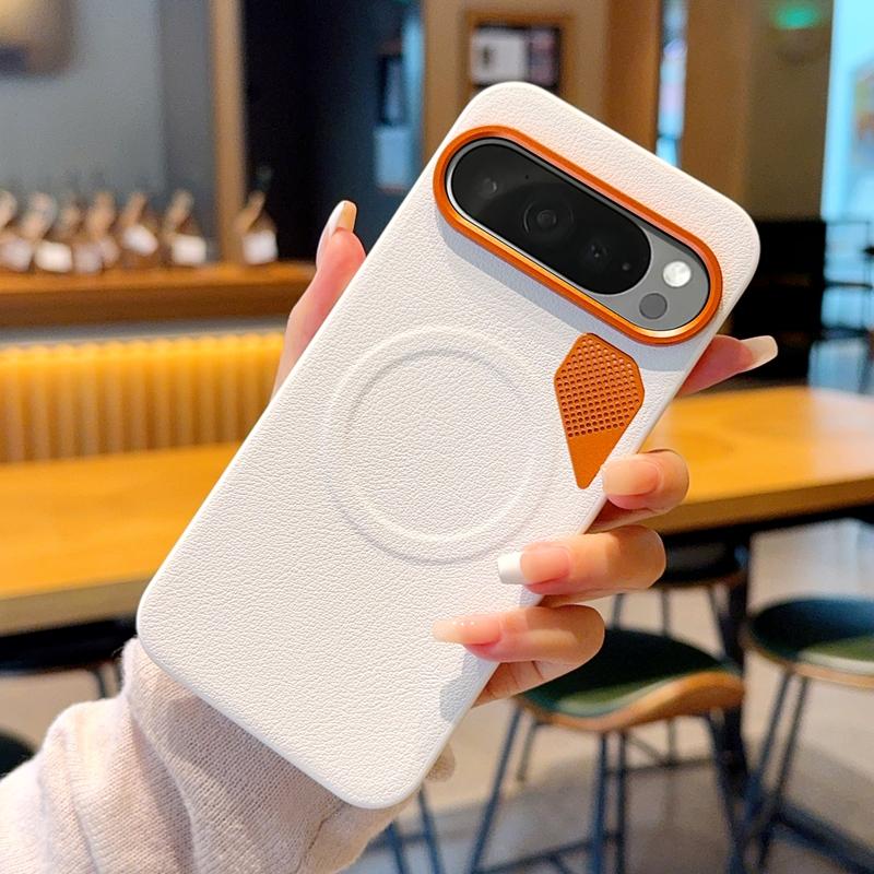 For Google Pixel 9 Pro XL 9A Case Magnetic PU Leather Cover +PC Heat Dissipation Cover with Metal Camera Lens for Pixel9 Pro Google Pixel 9 Pro XL
For Google Pixel 9 Pro XL 9A Case Magnetic PU Leather Cover +PC Heat Dissipation Cover with Metal Camera Lens for Pixel9 Pro Google Pixel 9 Pro XL