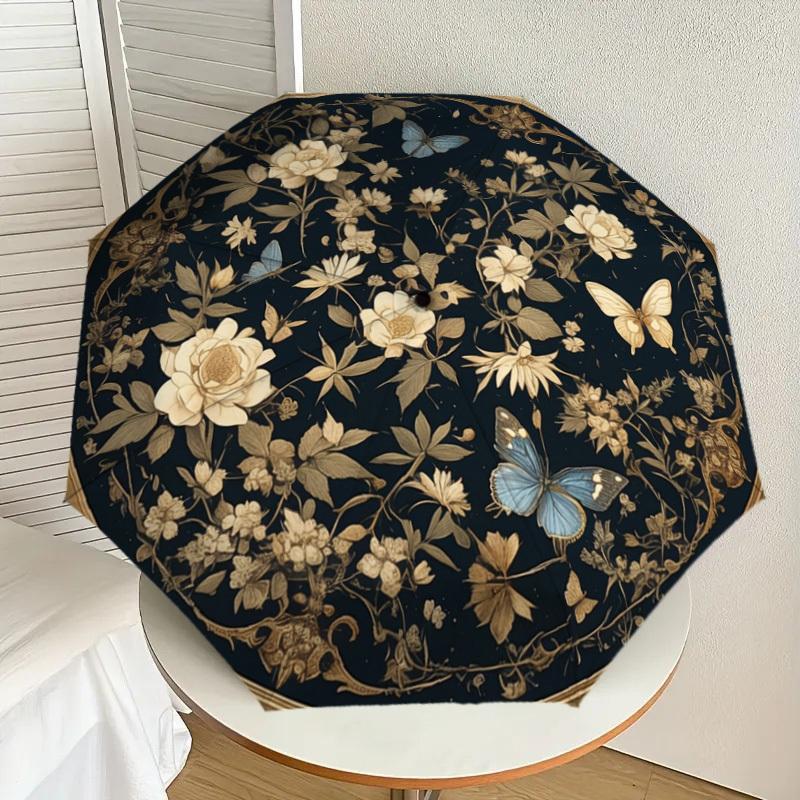 1pc Floral Butterfly Garden Design Umbrella with Plastic Handle,Suitable for All Seasons Home Travel Outdoor UmbrellaDD155
1pc Floral Butterfly Garden Design Umbrella with Plastic Handle,Suitable for All Seasons Home Travel Outdoor UmbrellaDD155