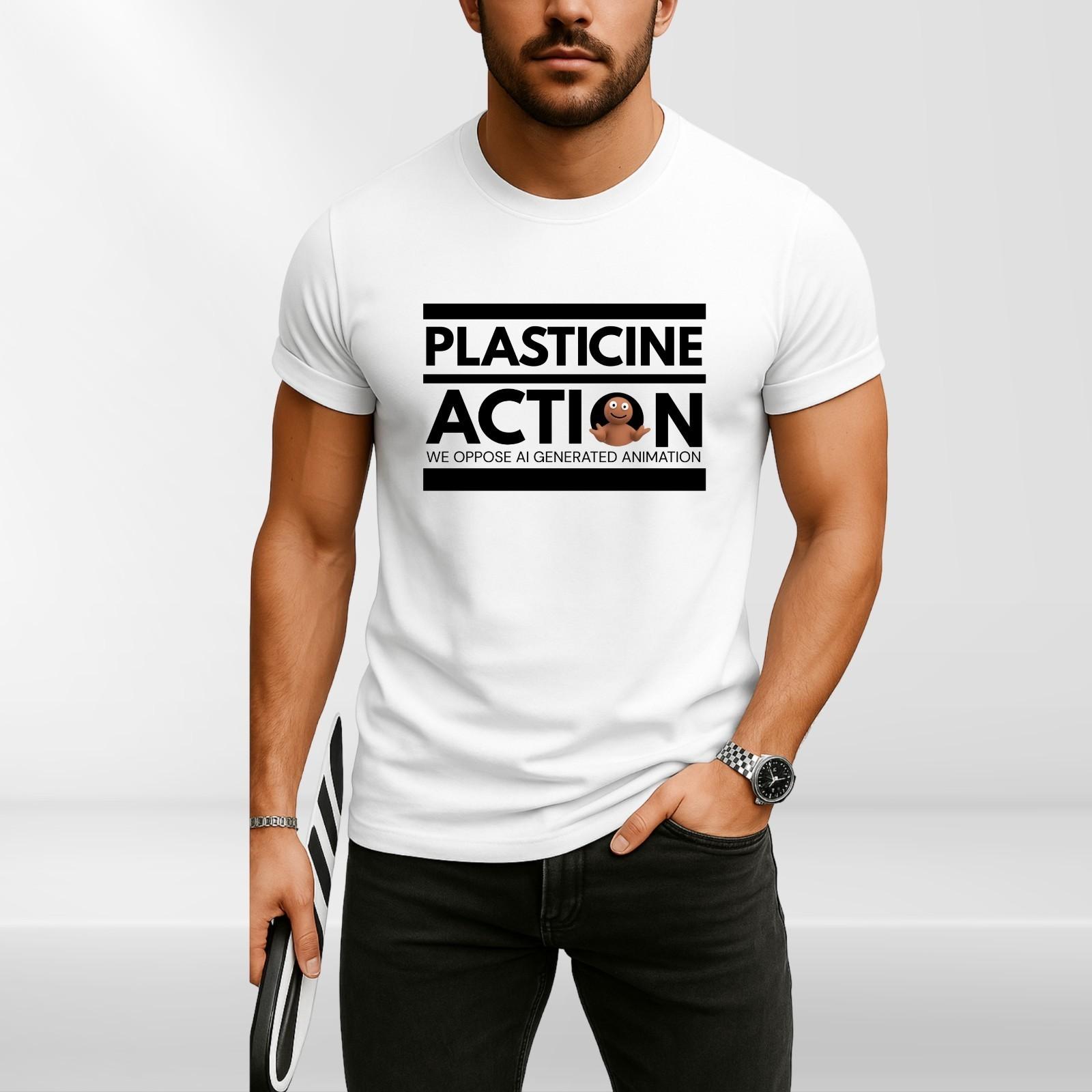 Plasticine Action T-Shirt Mens Womens Tees Top Funny Anti AI Animation Sculpting Unisex Gift Tee Top 2XL
Plasticine Action T-Shirt Mens Womens Tees Top Funny Anti AI Animation Sculpting Unisex Gift Tee Top 2XL