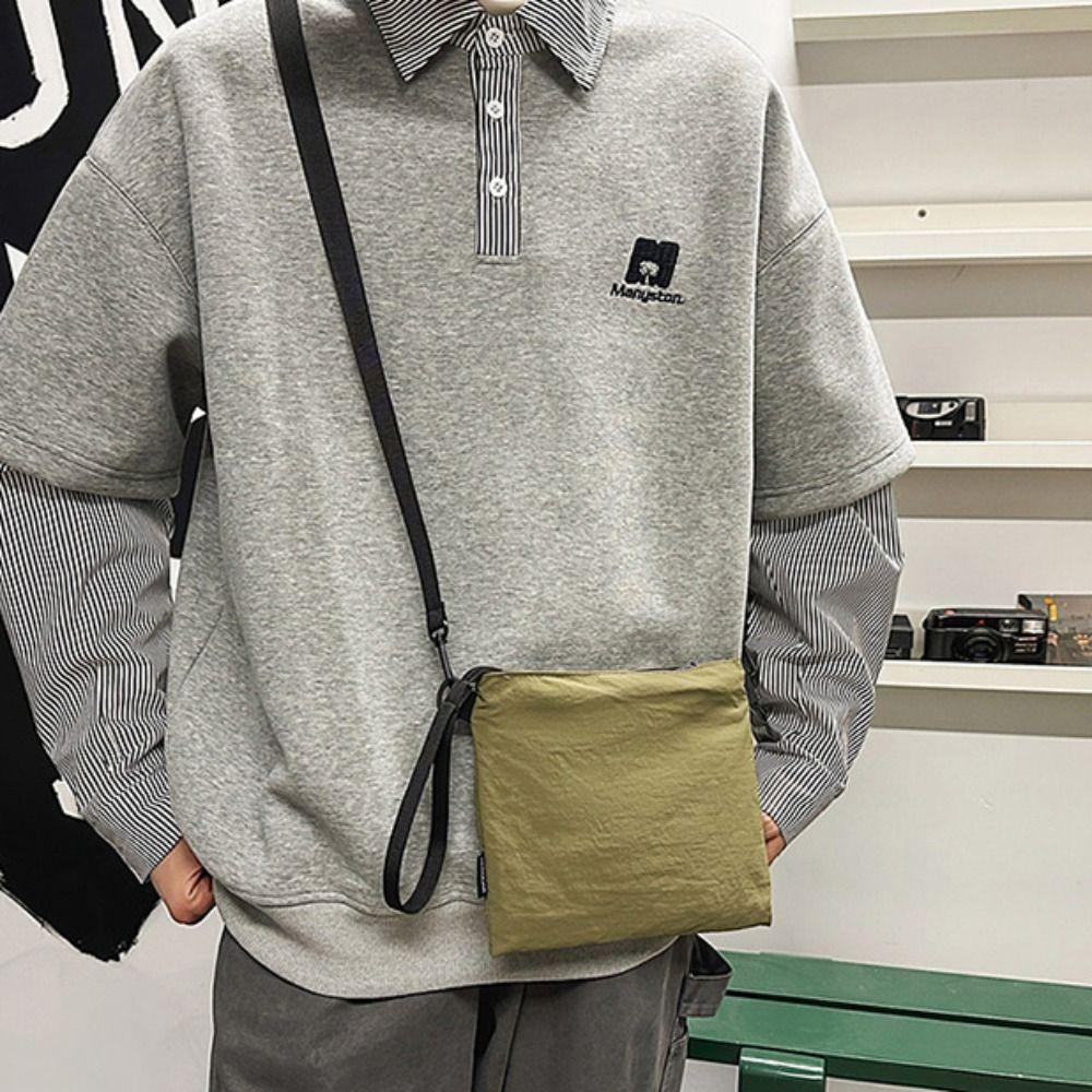 Causal Nylon Small Crossbody Bag Japanese Style Messenger Bag Portable Sports Shoulder Bag Unisex зелений
Causal Nylon Small Crossbody Bag Japanese Style Messenger Bag Portable Sports Shoulder Bag Unisex зелений