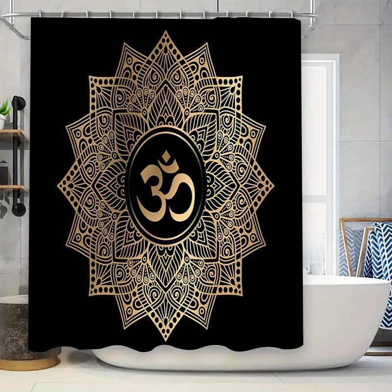 Boho Mandala Shower Curtain Floral Pattern Bathroom Decor Vintage Paisley Tapestry Backdrop Washable Modern Artistic Home Textil W60H190(CM)-1 Pcs
Boho Mandala Shower Curtain Floral Pattern Bathroom Decor Vintage Paisley Tapestry Backdrop Washable Modern Artistic Home Textil W60H190(CM)-1 Pcs
