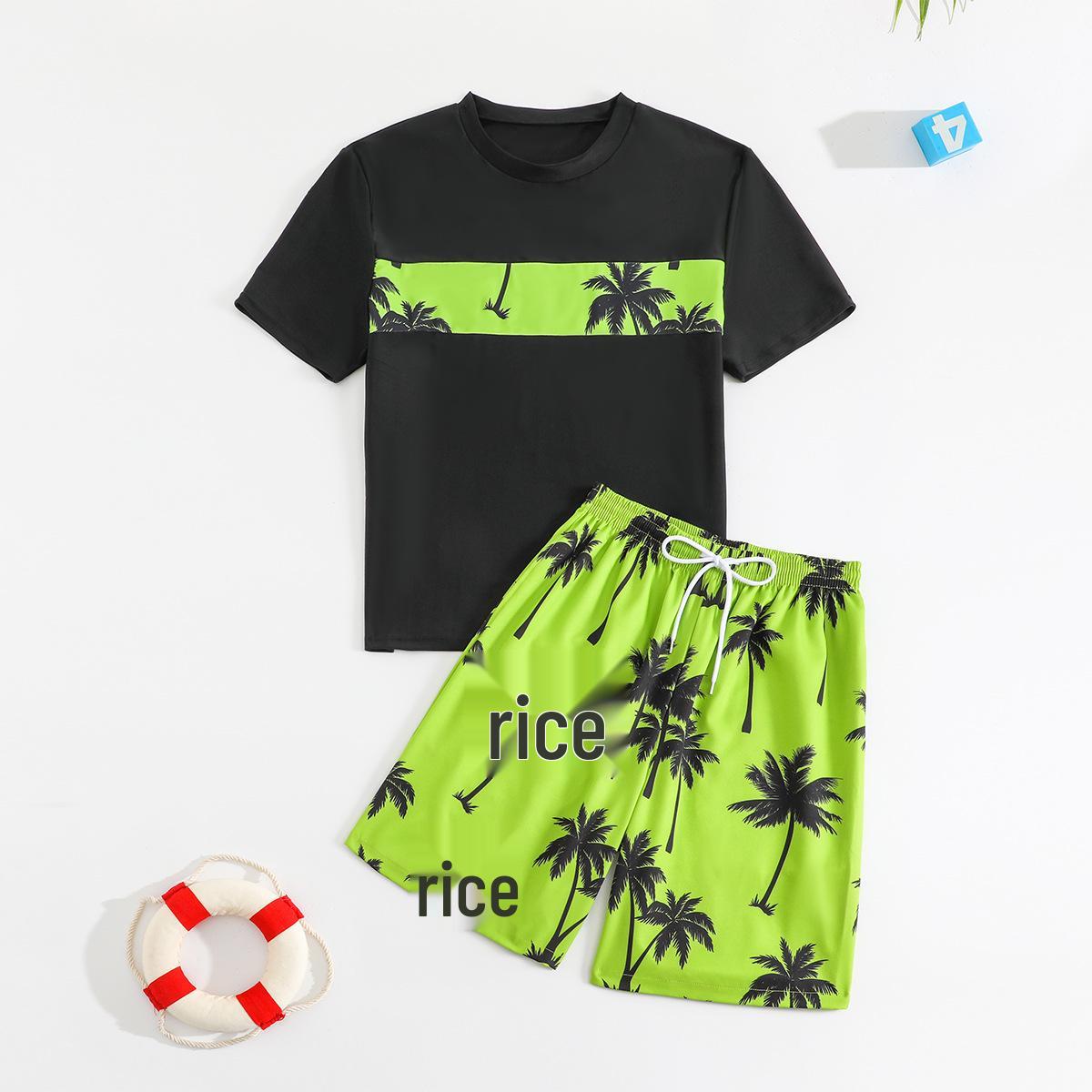 Boys Sun Protection Quick-Dry Swimsuit Set - Summer Beach Shorts & Swimwear for Big Kids 13 Years чёрный
Boys Sun Protection Quick-Dry Swimsuit Set - Summer Beach Shorts & Swimwear for Big Kids 13 Years чёрный