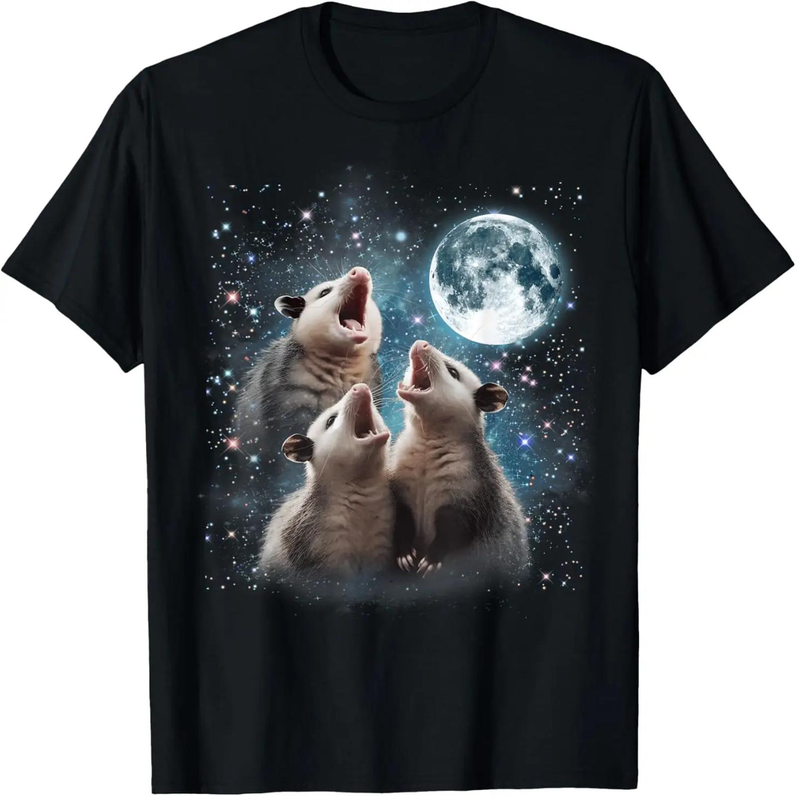 3 Opossum Moon Howling Opossum Head Funny For Men Women, Kid T-Shirt S
3 Opossum Moon Howling Opossum Head Funny For Men Women, Kid T-Shirt S