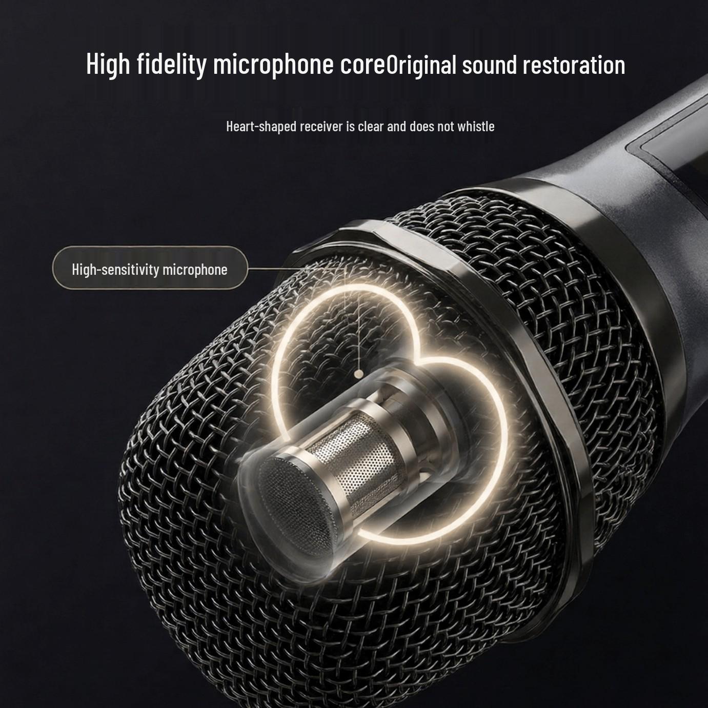 Wireless USB Microphone Duo Set for Home Use Single Microphone + Receiver чорний
Wireless USB Microphone Duo Set for Home Use Single Microphone + Receiver чорний