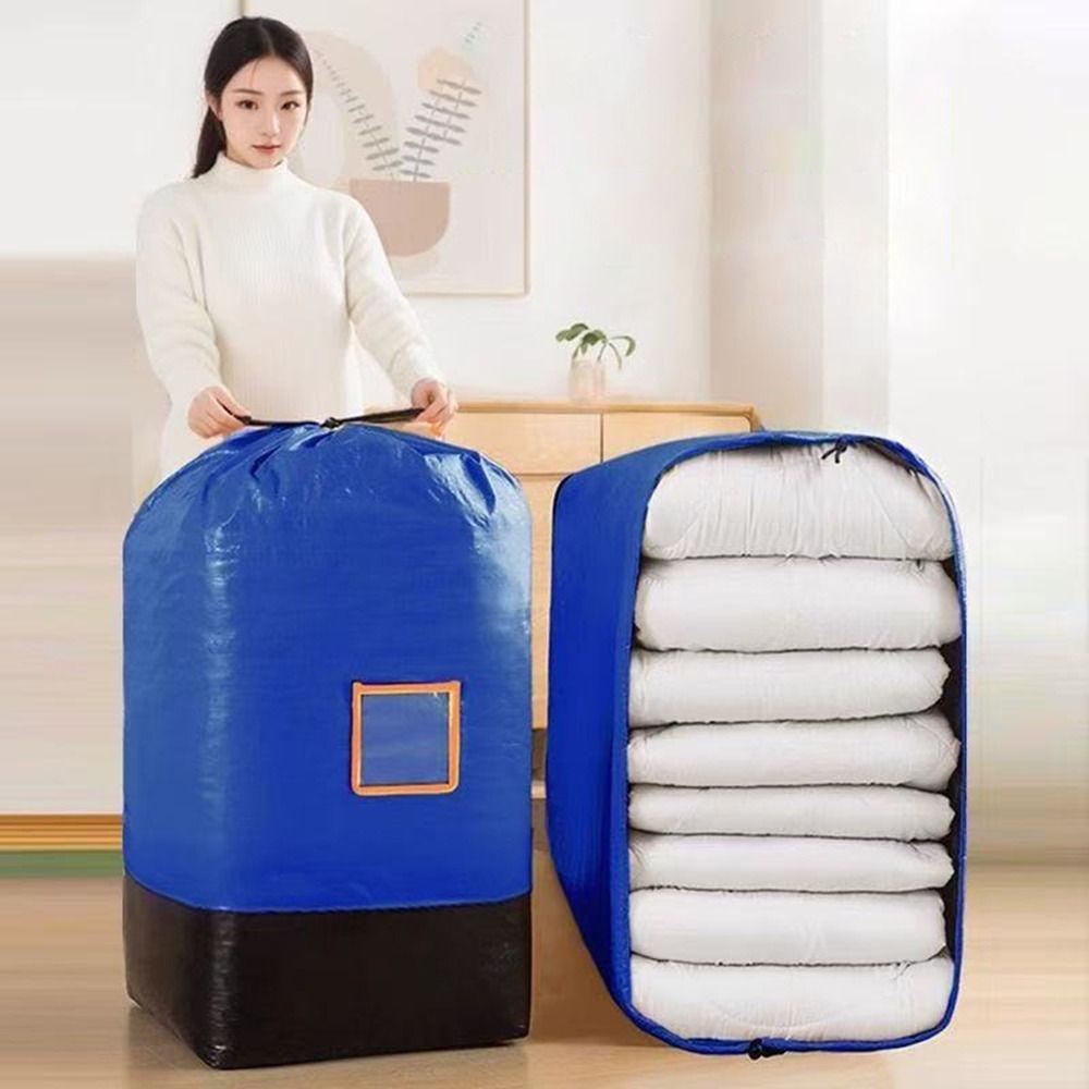 Thickening Express Transport Packing Bag Large Capacity House-moving Quilt Storage Bag Move House чорний/синій
Thickening Express Transport Packing Bag Large Capacity House-moving Quilt Storage Bag Move House чорний/синій