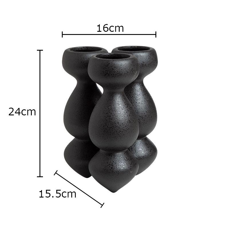 Creative Three Hole Ceramic Vase Flower Pots Desk Decoration Ornaments Flowers Arrangement Floral Vases Room Aesthetic Decor
Creative Three Hole Ceramic Vase Flower Pots Desk Decoration Ornaments Flowers Arrangement Floral Vases Room Aesthetic Decor