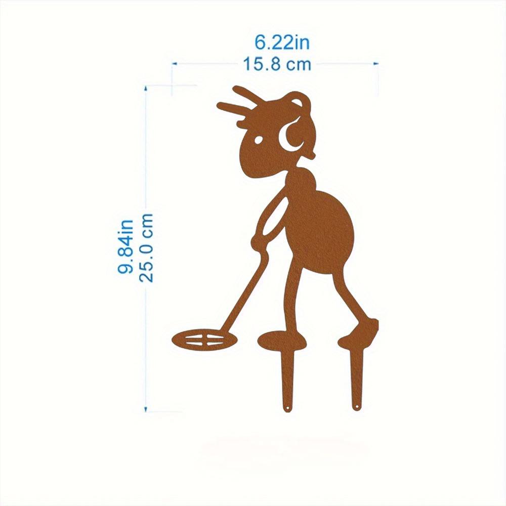 Metal Garden Ants Set of 1, Outdoor Lawn Stakes Decor, Backyard Wall Sculpture, Rustproof Iron Ornaments TY4406-04-xiu
Metal Garden Ants Set of 1, Outdoor Lawn Stakes Decor, Backyard Wall Sculpture, Rustproof Iron Ornaments TY4406-04-xiu