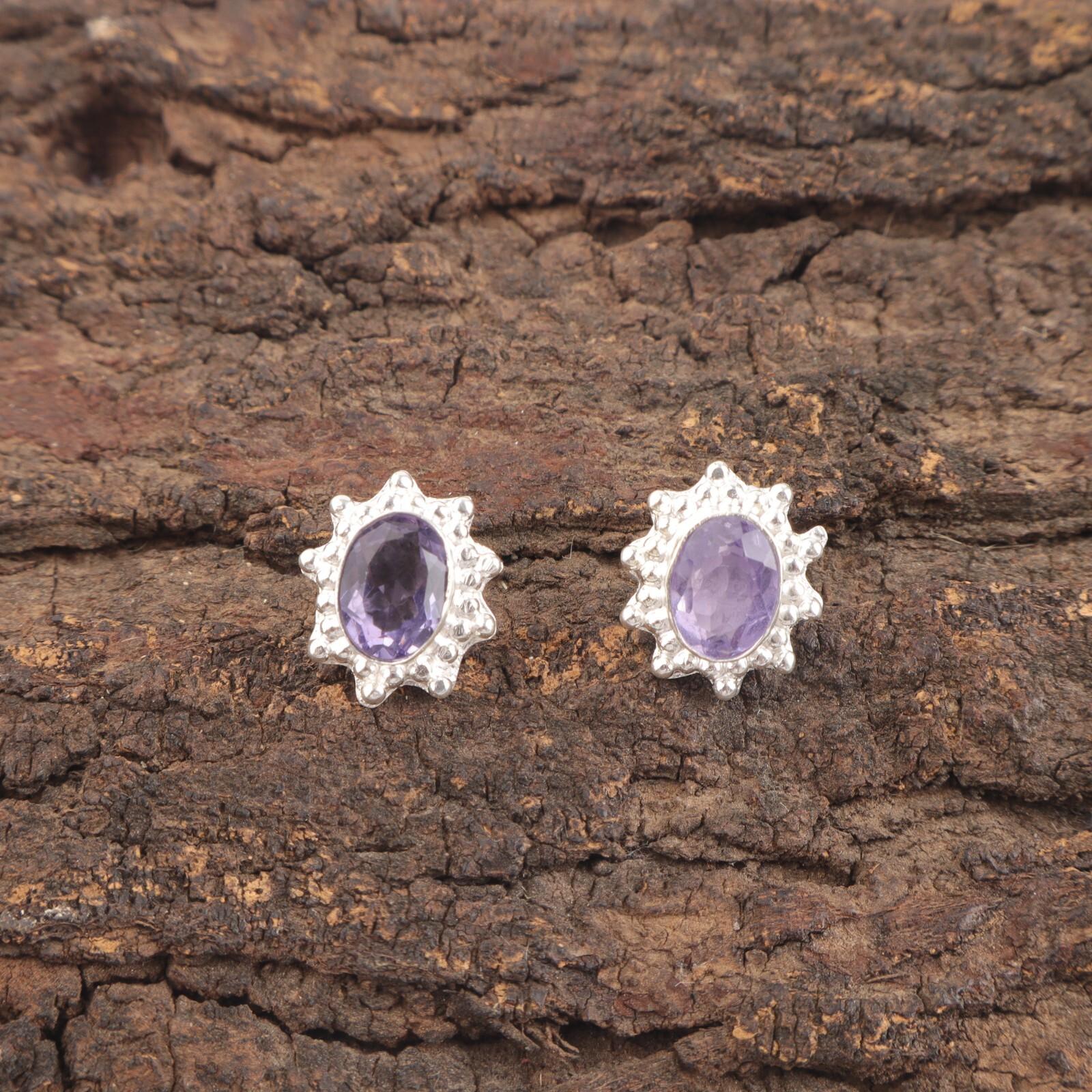Rare Iolite Gemstone 925 Sterling Silver Handmade Jewelry Stud Earrings 0.54 EE-151-13
Rare Iolite Gemstone 925 Sterling Silver Handmade Jewelry Stud Earrings 0.54 EE-151-13
