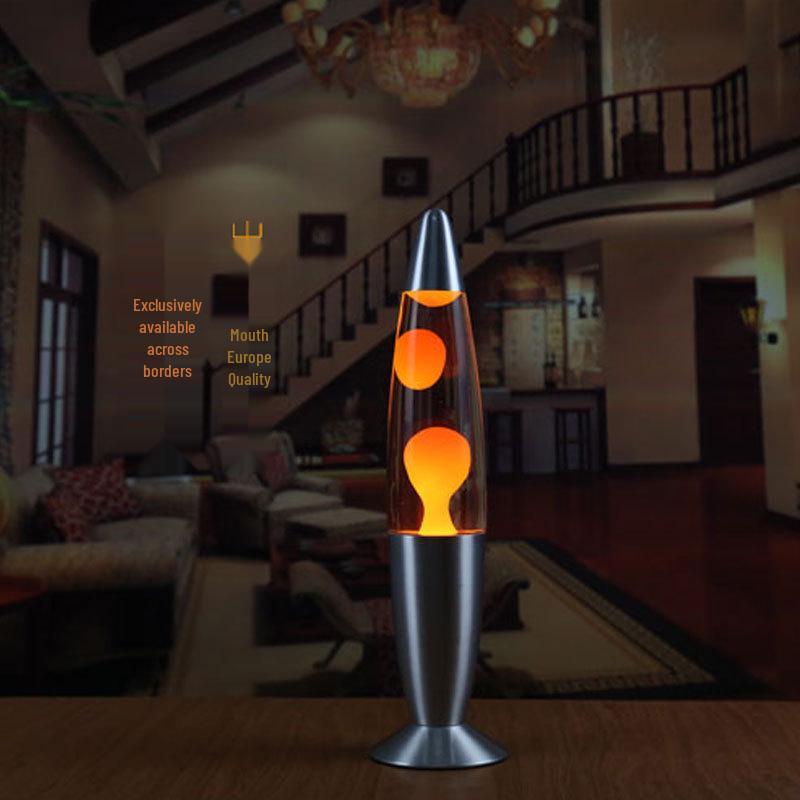 European Metal Base Wax Lamp: Creative Volcano Lava & Jellyfish Design for Bedroom Nightlight or Bedside Decor. European Standard Clear Water Orange Wax 33cm
European Metal Base Wax Lamp: Creative Volcano Lava & Jellyfish Design for Bedroom Nightlight or Bedside Decor. European Standard Clear Water Orange Wax 33cm