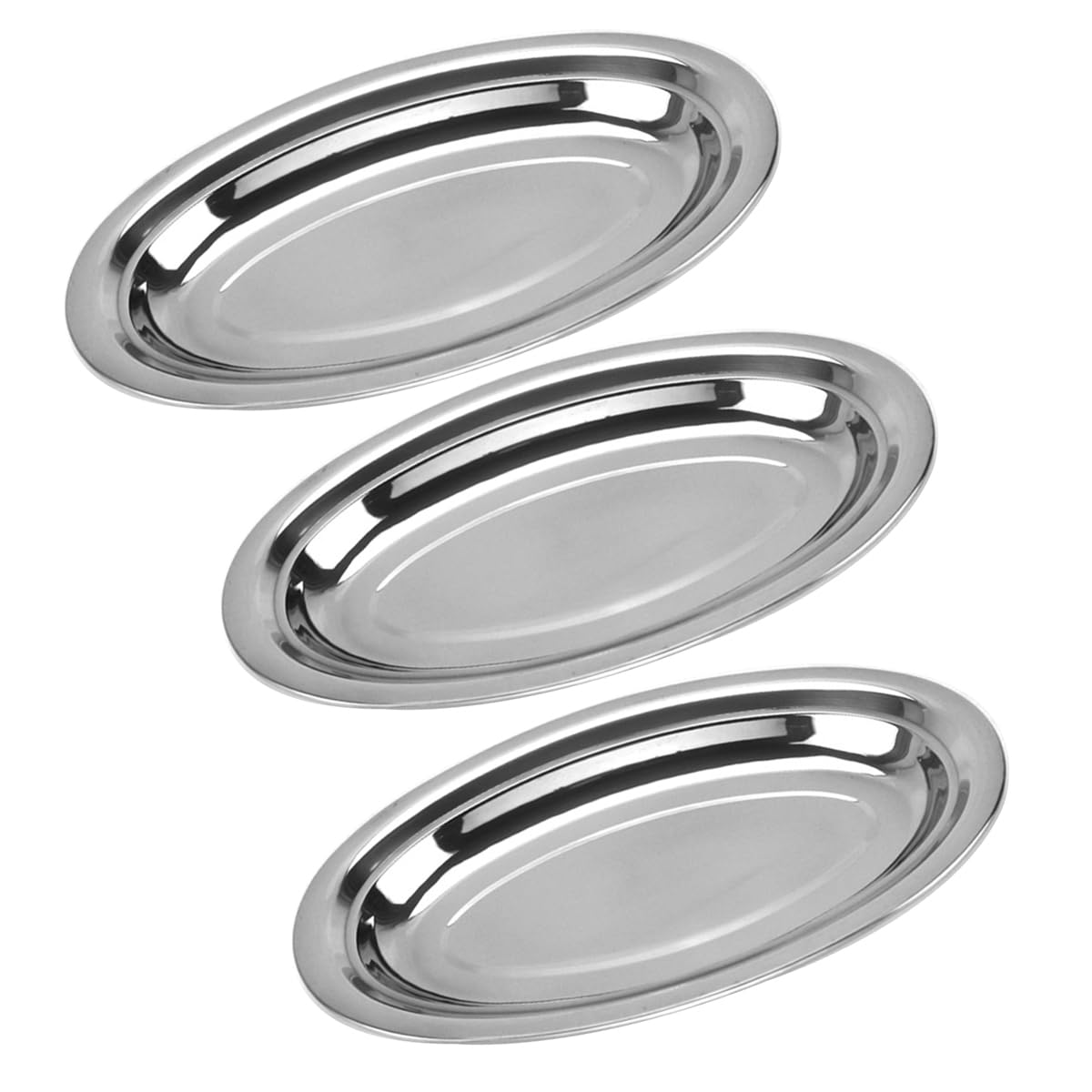 Desirable Stainless Steel Large Oval Serving Plate - Thick Type - Perfect for Stir-fried Vegetables, Neapolitan Pasta, Pasta, Hamburgers, Yakisoba, St
Desirable Stainless Steel Large Oval Serving Plate - Thick Type - Perfect for Stir-fried Vegetables, Neapolitan Pasta, Pasta, Hamburgers, Yakisoba, St