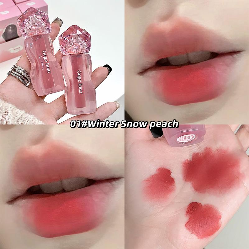 Gege Bear Velvet Mist Cream Lip Mud
Gege Bear Velvet Mist Cream Lip Mud