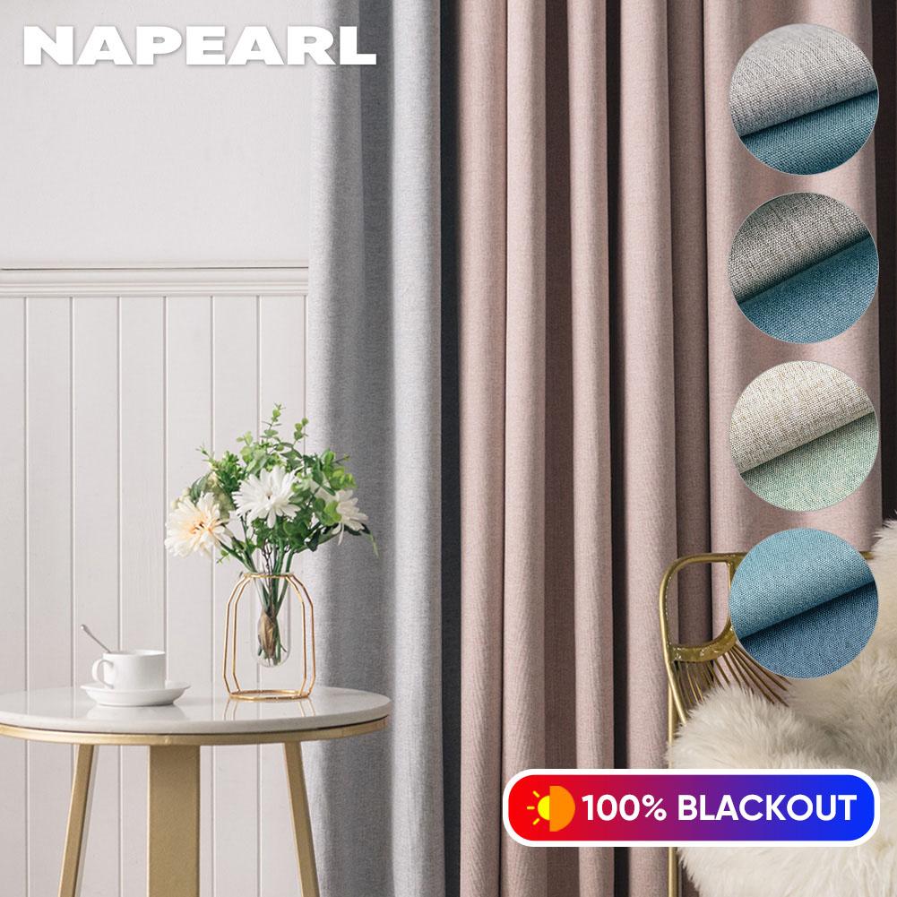 2 шт. NAPEARL 100% затемняющая строчка, элегантная роскошная однотонная занавеска для спальни, современная занавеска для окна, гостиной
2 шт. NAPEARL 100% затемняющая строчка, элегантная роскошная однотонная занавеска для спальни, современная занавеска для окна, гостиной