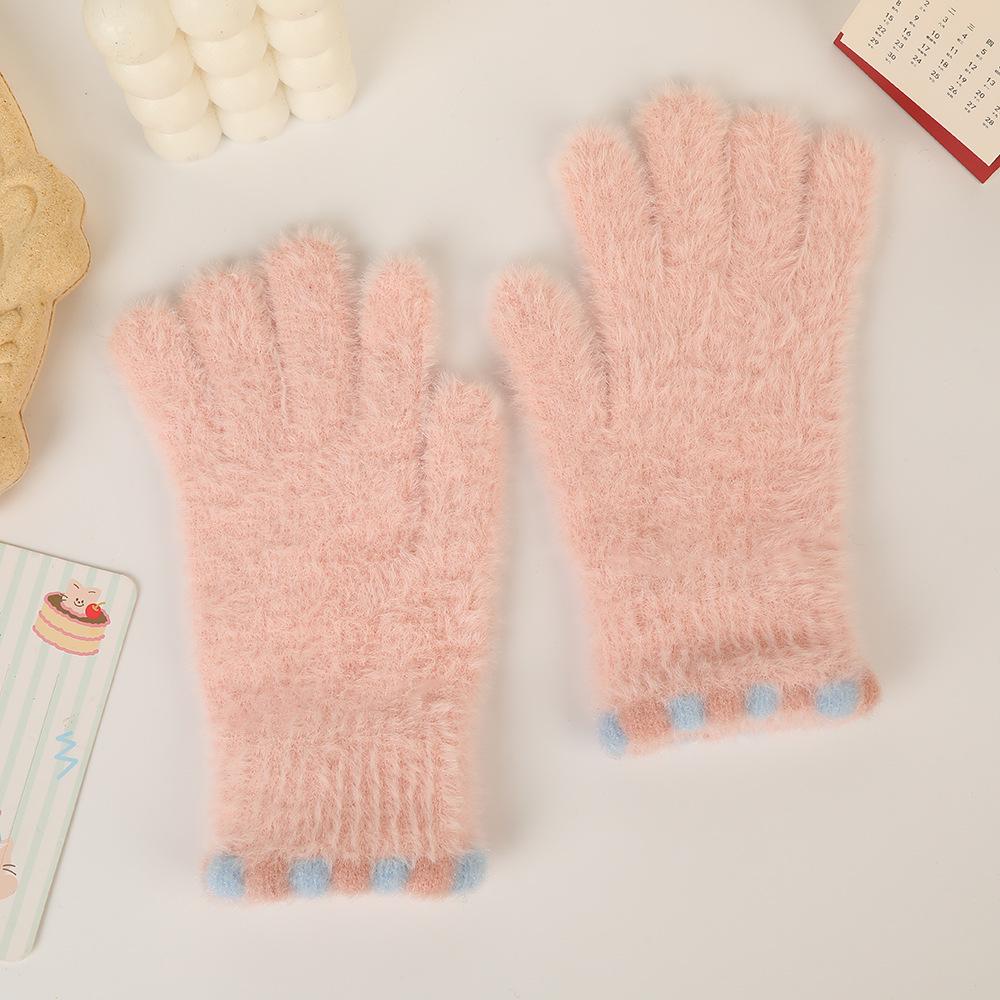 Multi-color Jelly Bean Long Mink Velvet Fingerless Touchscreen Jacquard Gloves - Thick, Warm, Comfortable Knit One Size
Multi-color Jelly Bean Long Mink Velvet Fingerless Touchscreen Jacquard Gloves - Thick, Warm, Comfortable Knit One Size