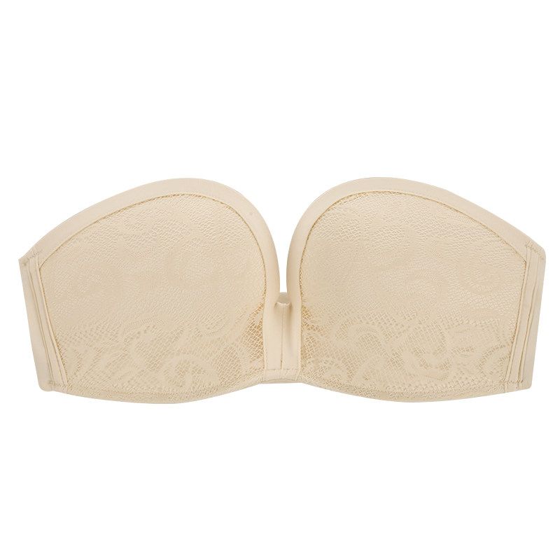 Strapless Invisible Bra, Push-Up, Non-Slip, Thin Adjustable Bandeau Bra for Small Busts 75A Ivory White
Strapless Invisible Bra, Push-Up, Non-Slip, Thin Adjustable Bandeau Bra for Small Busts 75A Ivory White