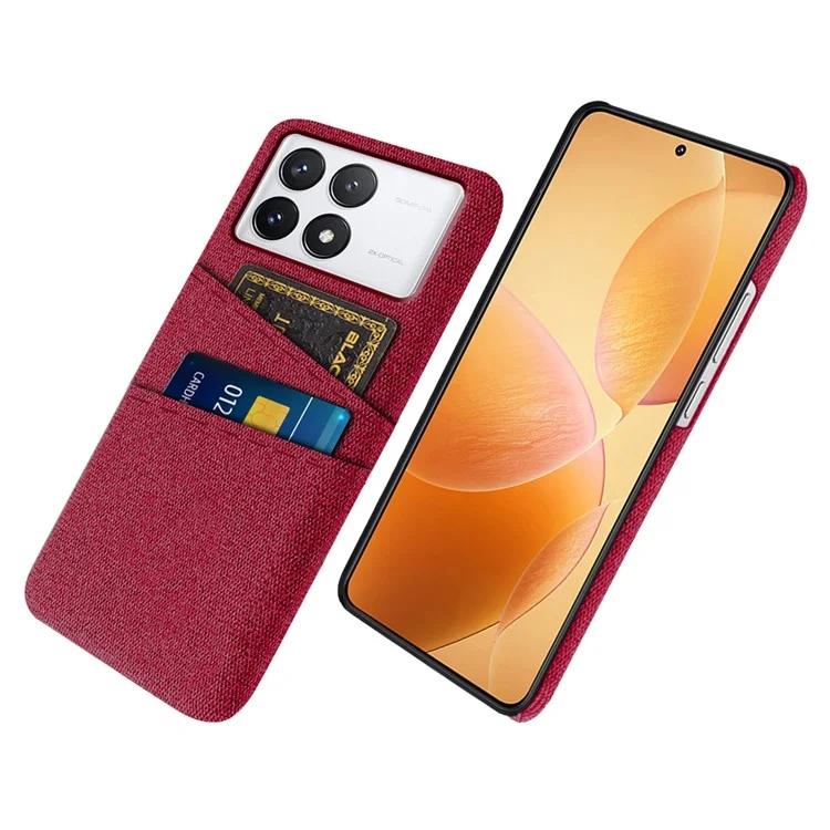 Чехол для Xiaomi Poco F6 Pro 5G/Redmi K70 5G/K70 Pro 5G с отделениями для карт, тканевый текстурированный чехол для телефона
Чехол для Xiaomi Poco F6 Pro 5G/Redmi K70 5G/K70 Pro 5G с отделениями для карт, тканевый текстурированный чехол для телефона