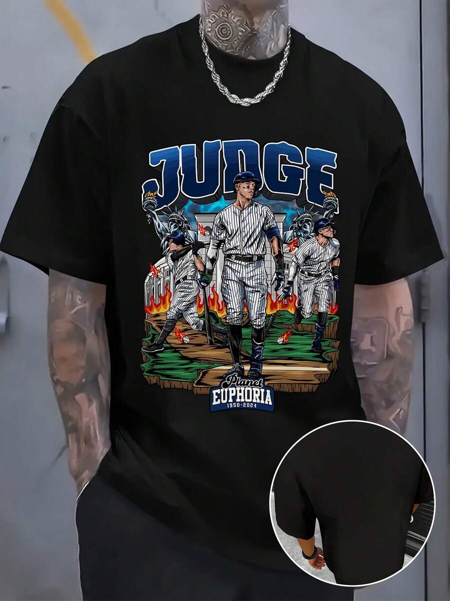 New York Judge Euphoria Graphic Unisex T-Shirt For Fans L
New York Judge Euphoria Graphic Unisex T-Shirt For Fans L