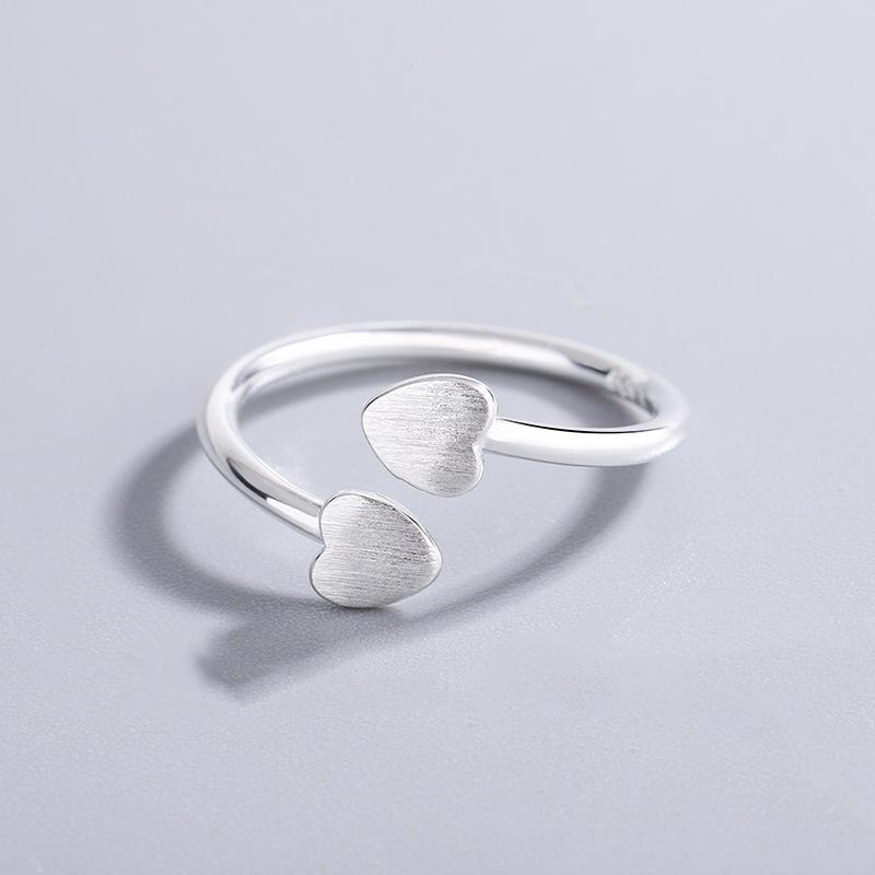 New Cute Brushed Love Simple 925 Sterling Silver Jewelry Fresh Small Heart Shaped Opening Rings TYB476 серебряный
New Cute Brushed Love Simple 925 Sterling Silver Jewelry Fresh Small Heart Shaped Opening Rings TYB476 серебряный