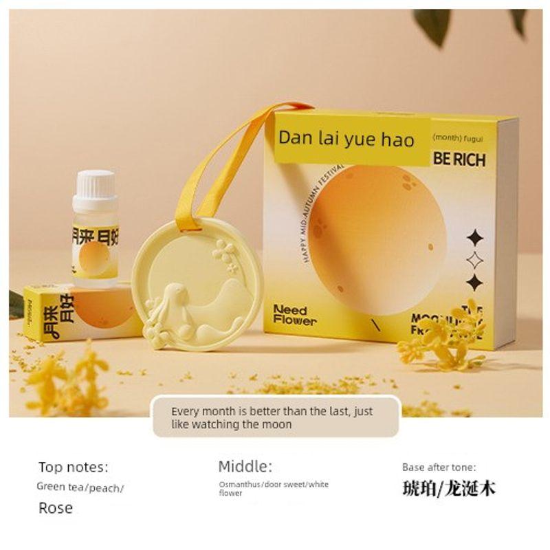 for the Mid-Autumn Festival, Paired with Gift Items, Scented Gypsum Aroma Diffuser Stone, Car Fragrance Hanger, Corporate Gift for Giving Away Moon Car Hanging
for the Mid-Autumn Festival, Paired with Gift Items, Scented Gypsum Aroma Diffuser Stone, Car Fragrance Hanger, Corporate Gift for Giving Away Moon Car Hanging