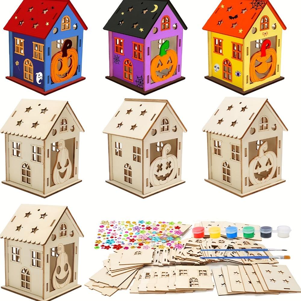Деревянный домик-тыква для детей, поделка своими руками, раскрашивание, художественный проект на Хэллоуин, для украшения дома на Хэллоуин, сувениры для вечеринки, подарок
Деревянный домик-тыква для детей, поделка своими руками, раскрашивание, художественный проект на Хэллоуин, для украшения дома на Хэллоуин, сувениры для вечеринки, подарок