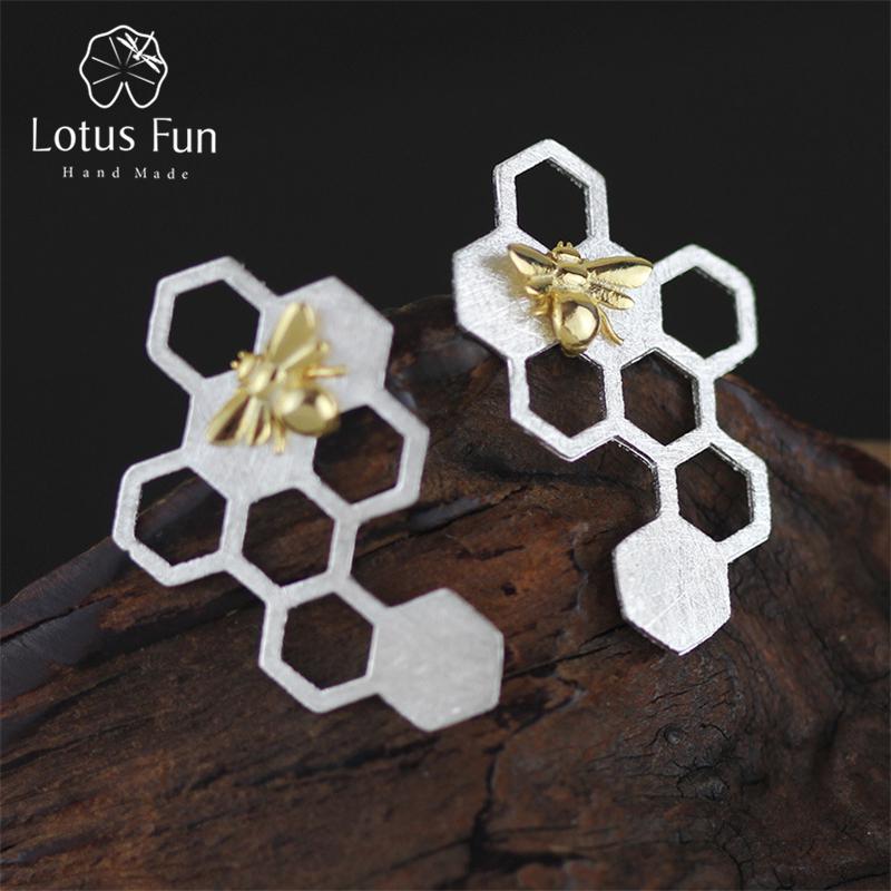 Lotus Fun Honeycomb Home Guard Настоящее ювелирное изделие из стерлингового серебра 925 пробы висячие серьги для женщин Brincos
Lotus Fun Honeycomb Home Guard Настоящее ювелирное изделие из стерлингового серебра 925 пробы висячие серьги для женщин Brincos