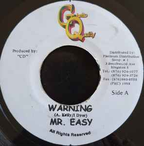 7inch Record MR. EASY / U.T. DREAD - Warning NONE Ghetto Quality 1998 Jamaica Reggae, Ska & Dub Used
7inch Record MR. EASY / U.T. DREAD - Warning NONE Ghetto Quality 1998 Jamaica Reggae, Ska & Dub Used
