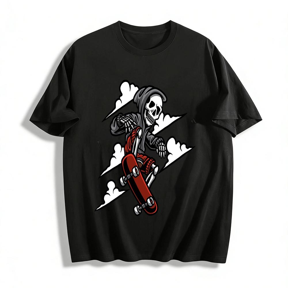 Skateboarding Skull Graphic Hoodie Edgy Streetwear For Men Women Pure cotton T-shirt 6XL
Skateboarding Skull Graphic Hoodie Edgy Streetwear For Men Women Pure cotton T-shirt 6XL