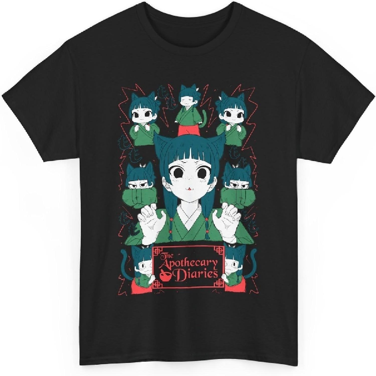 Anime Apothecary Diaries Maomao Cute Shy Anime Girl Waifu T-Shirt Jinshi Tee M-6 XXXXXL чорний
Anime Apothecary Diaries Maomao Cute Shy Anime Girl Waifu T-Shirt Jinshi Tee M-6 XXXXXL чорний