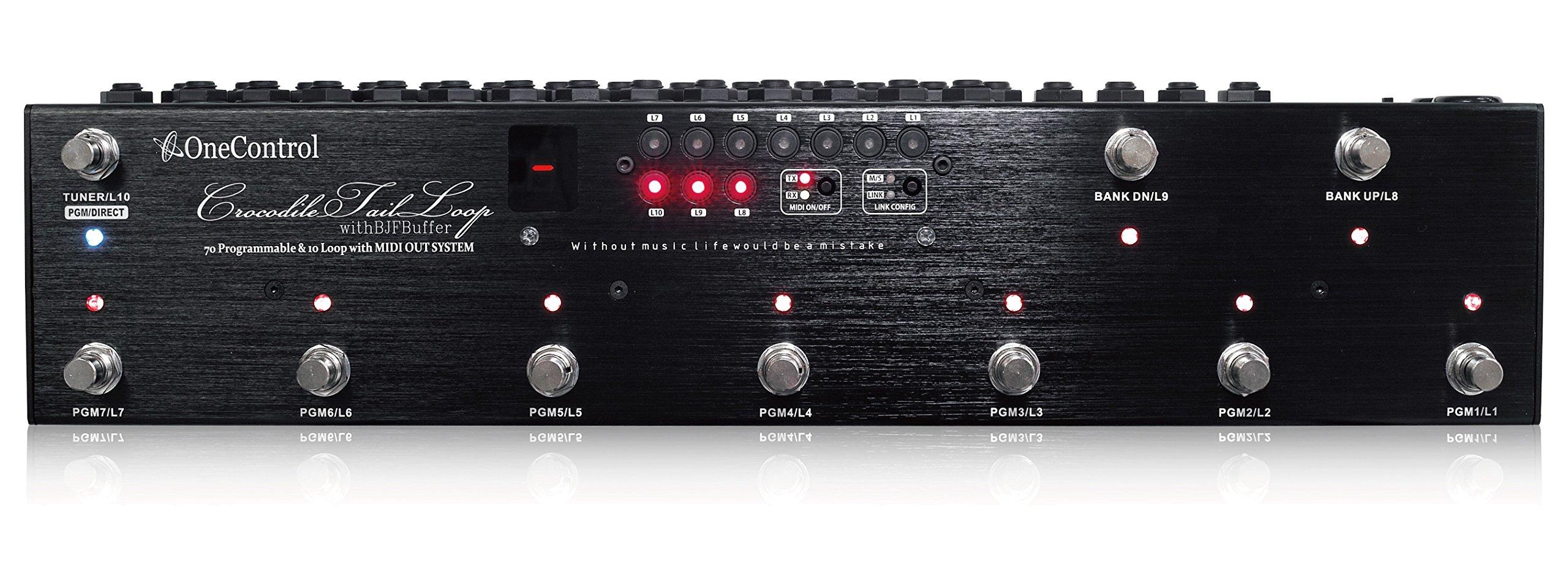 One Control One Control Effector Programmable Switcher Crocodile Tail Loop OC10 чорний
One Control One Control Effector Programmable Switcher Crocodile Tail Loop OC10 чорний