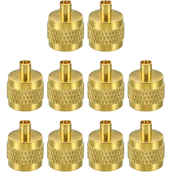 PATIKIL 1/4 SAE Service Access Valve Caps, 10 Pack Refrigeration Service Valve Cap Valve Core Remover with Rubber Seal for HVAC AC System 10
PATIKIL 1/4 SAE Service Access Valve Caps, 10 Pack Refrigeration Service Valve Cap Valve Core Remover with Rubber Seal for HVAC AC System 10